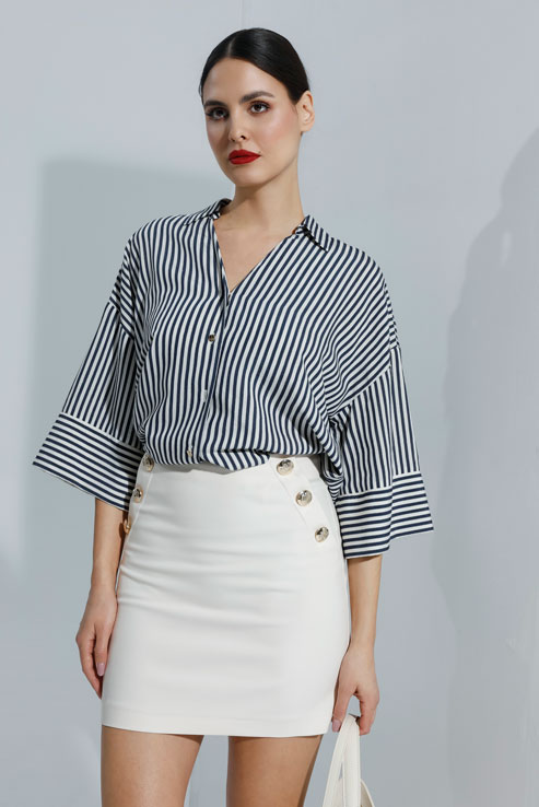 Mini suknja sa zlatnim dugmićima Tiffany Production